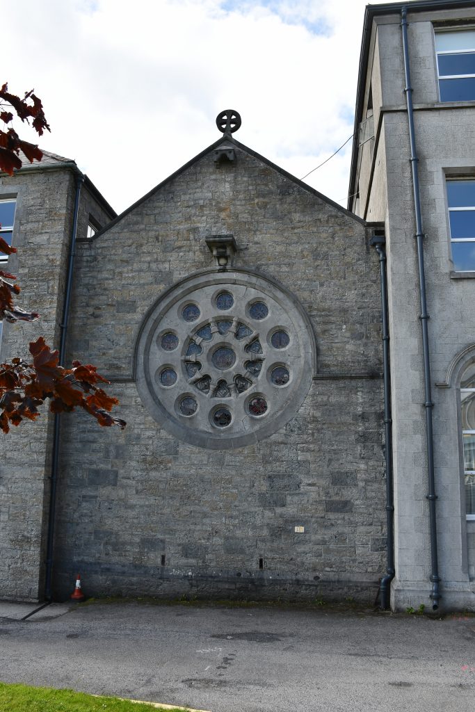 Exterior View of Rose Window