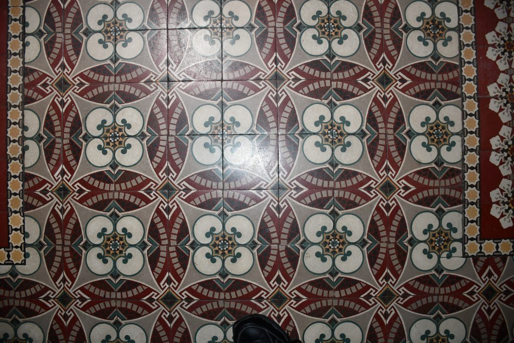 Floor Tiles in the Bishop's Residence